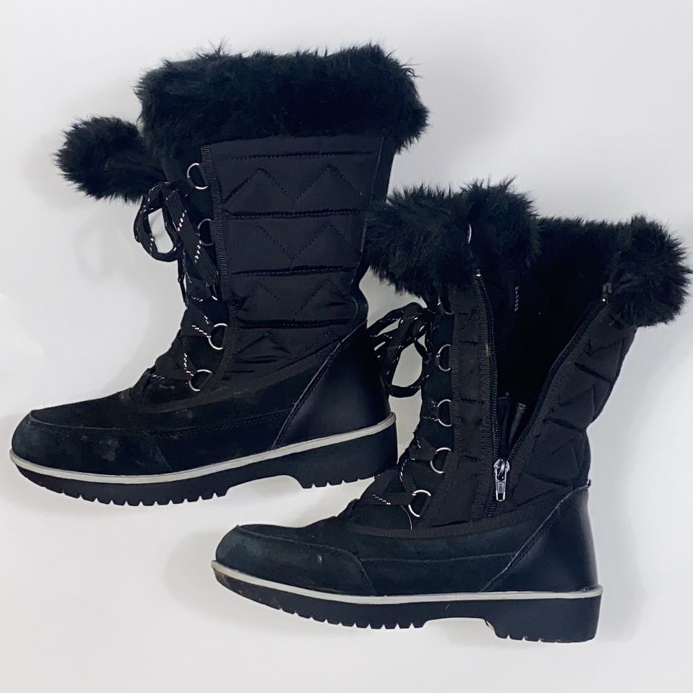 Waterproof Comfortview Snow LeatherβUpper Women Shoes Boots Size 7M